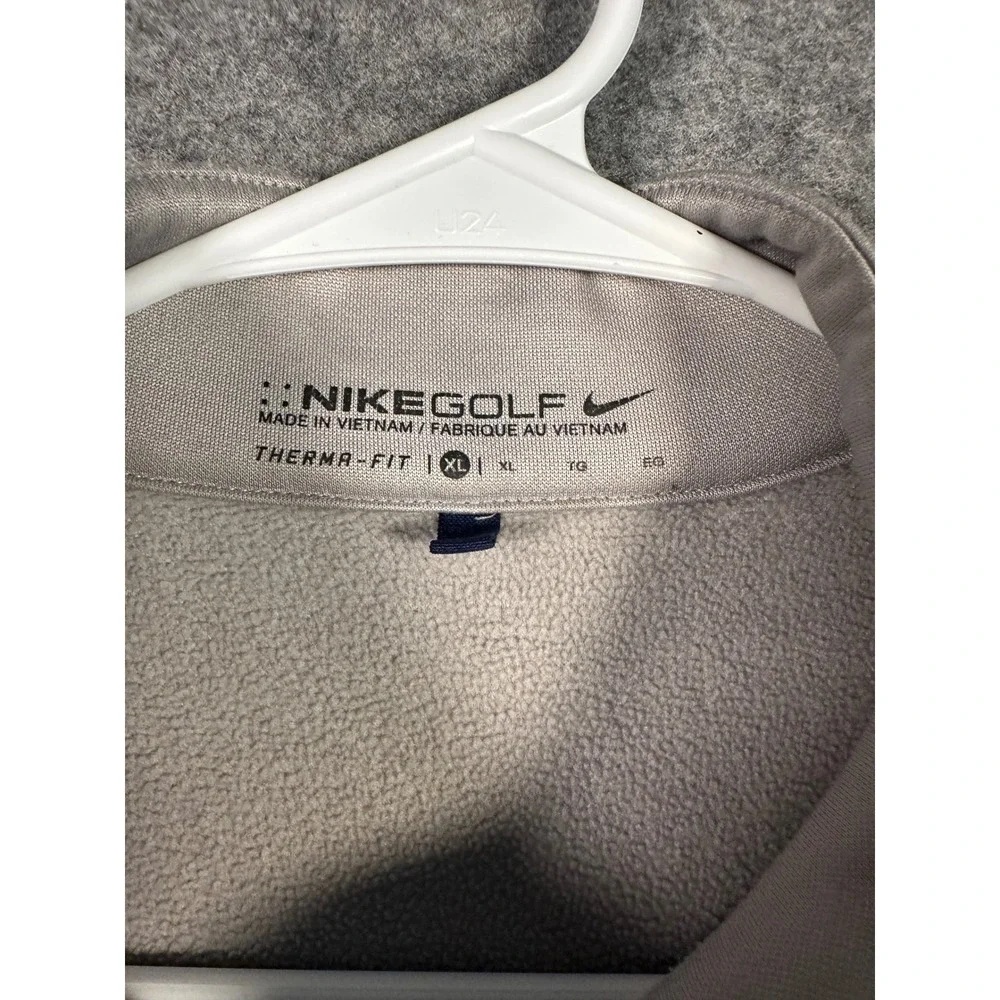 Nike‎ Golf Therma-FIT Turnberry Quarter Zip Pullover Gray XL Mens